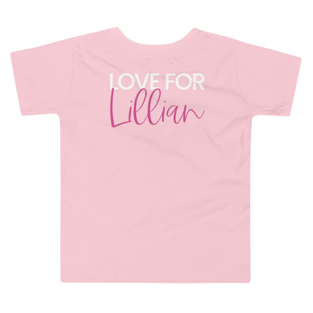 Pink Love For Lillian 2023 Toddler Tee