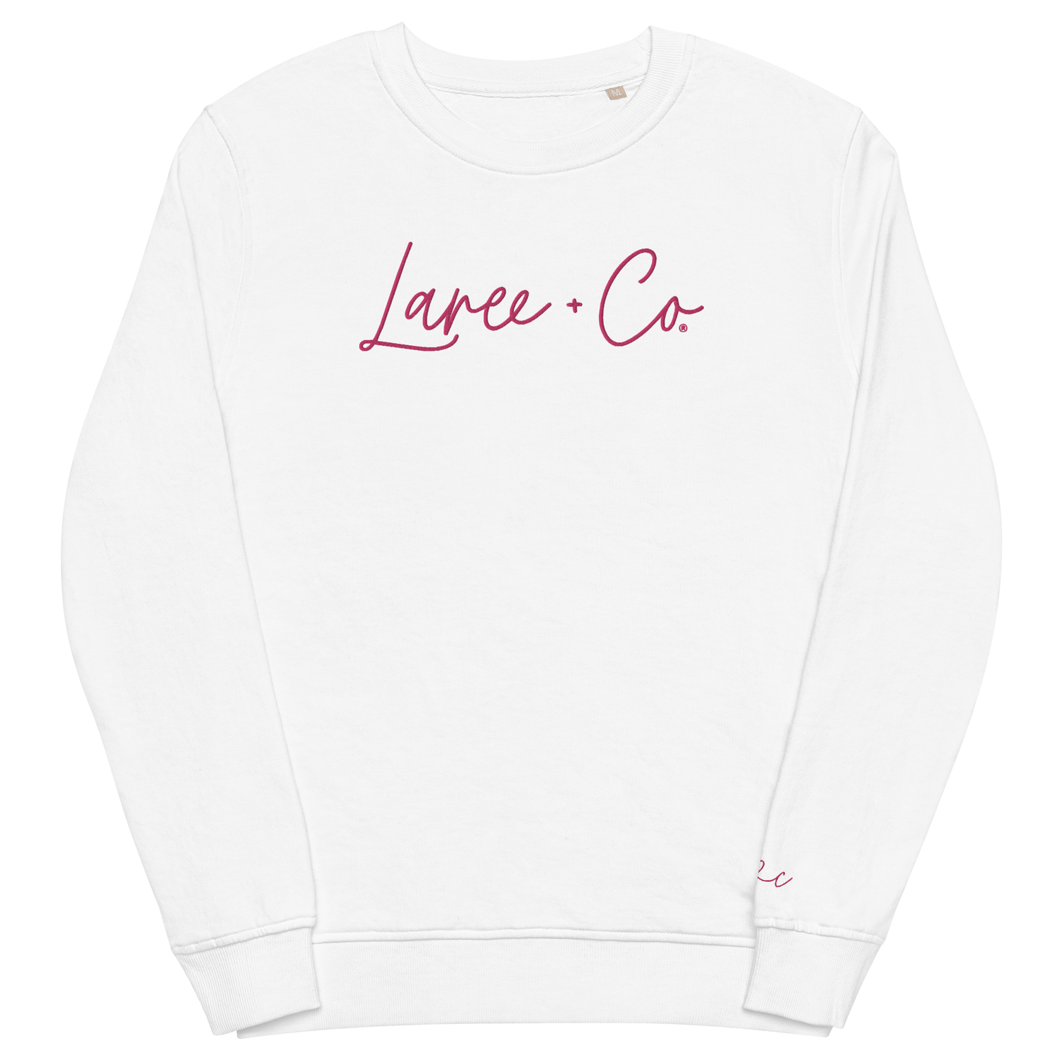 Embroidered White LC Sweatshirt