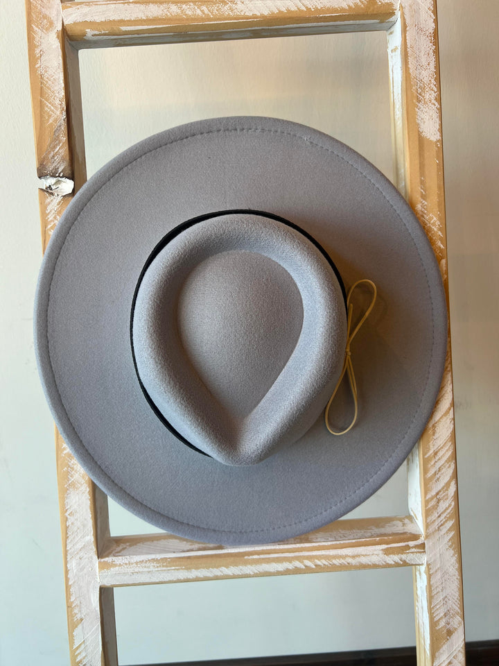 Custom Gray Flat Brim Hat
