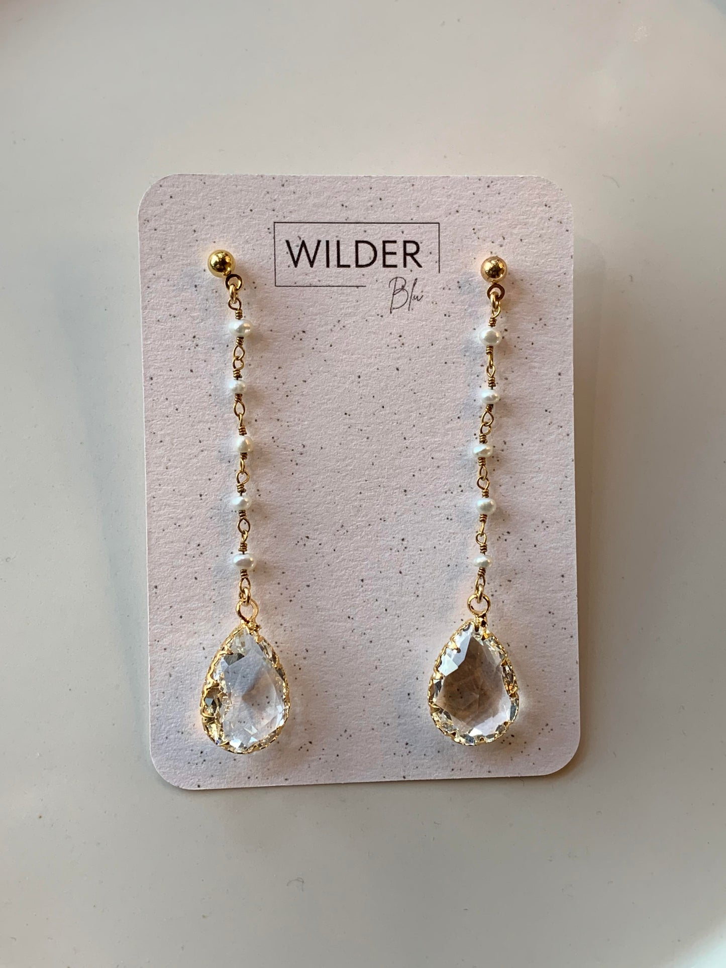 Pearl Jewel Drop Earrings