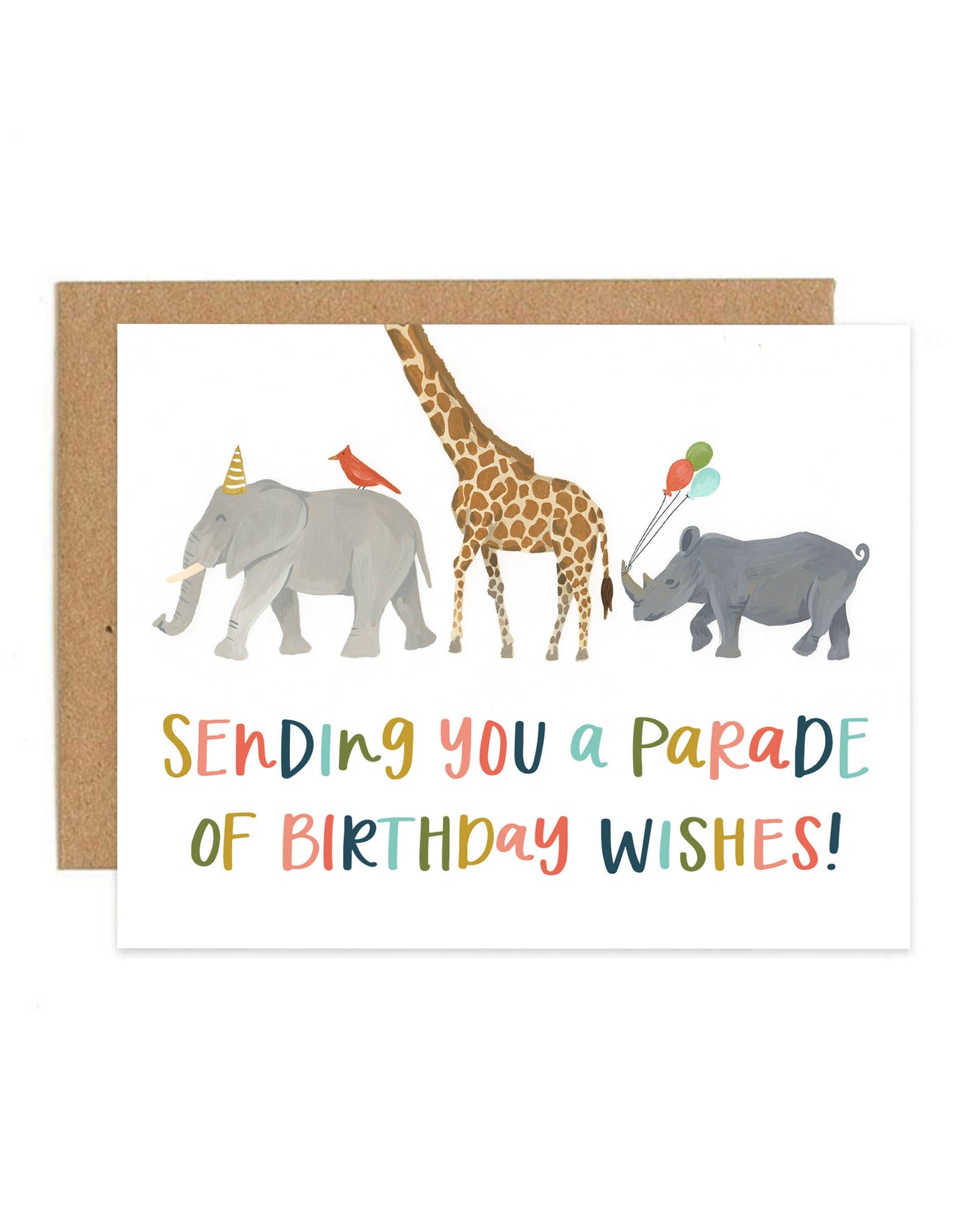Birthday Parade Greeting Card