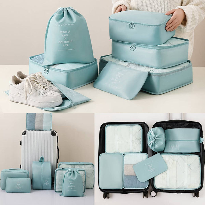 6 SET PACKING CUBES FOR SUITCASES