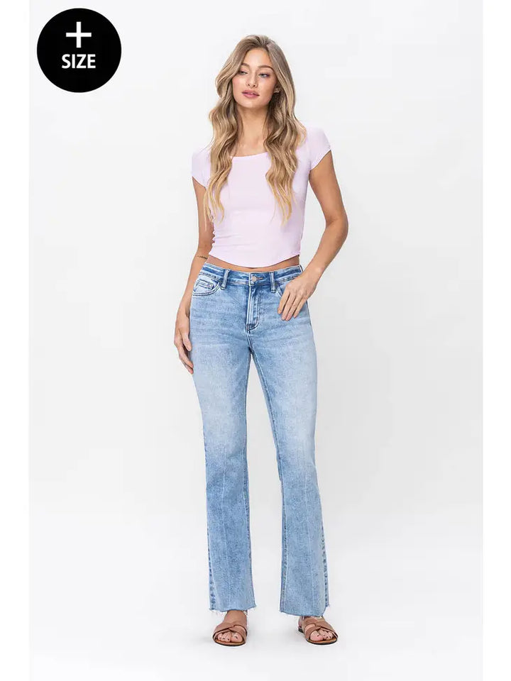 Plus Size High Rise Bootcut Jean