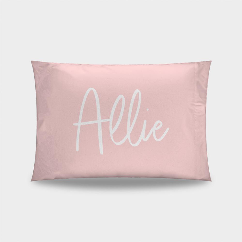 Allie Pink Personalized Pillowcase-Laree + Co.