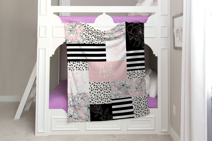 Allie Personalized Minky Blanket-Blanket-Laree + Co.