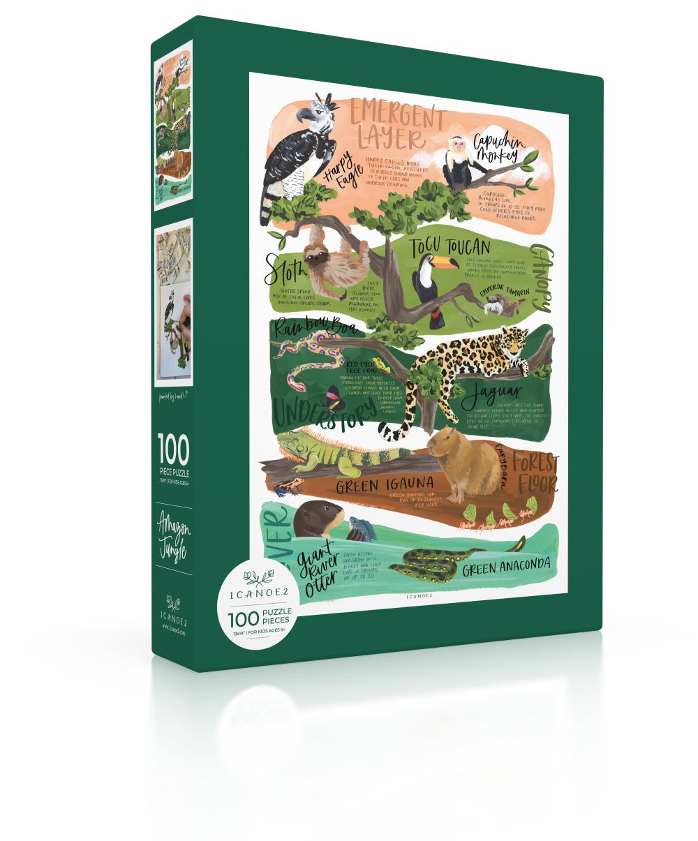 Amazon Jungle Kids Puzzle-Laree + Co.