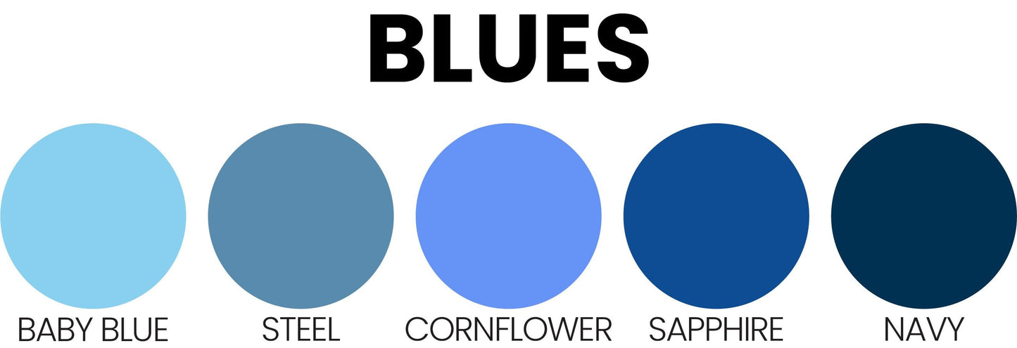 Blue Tones Personalized Minky Blanket-Blanket-Laree + Co.