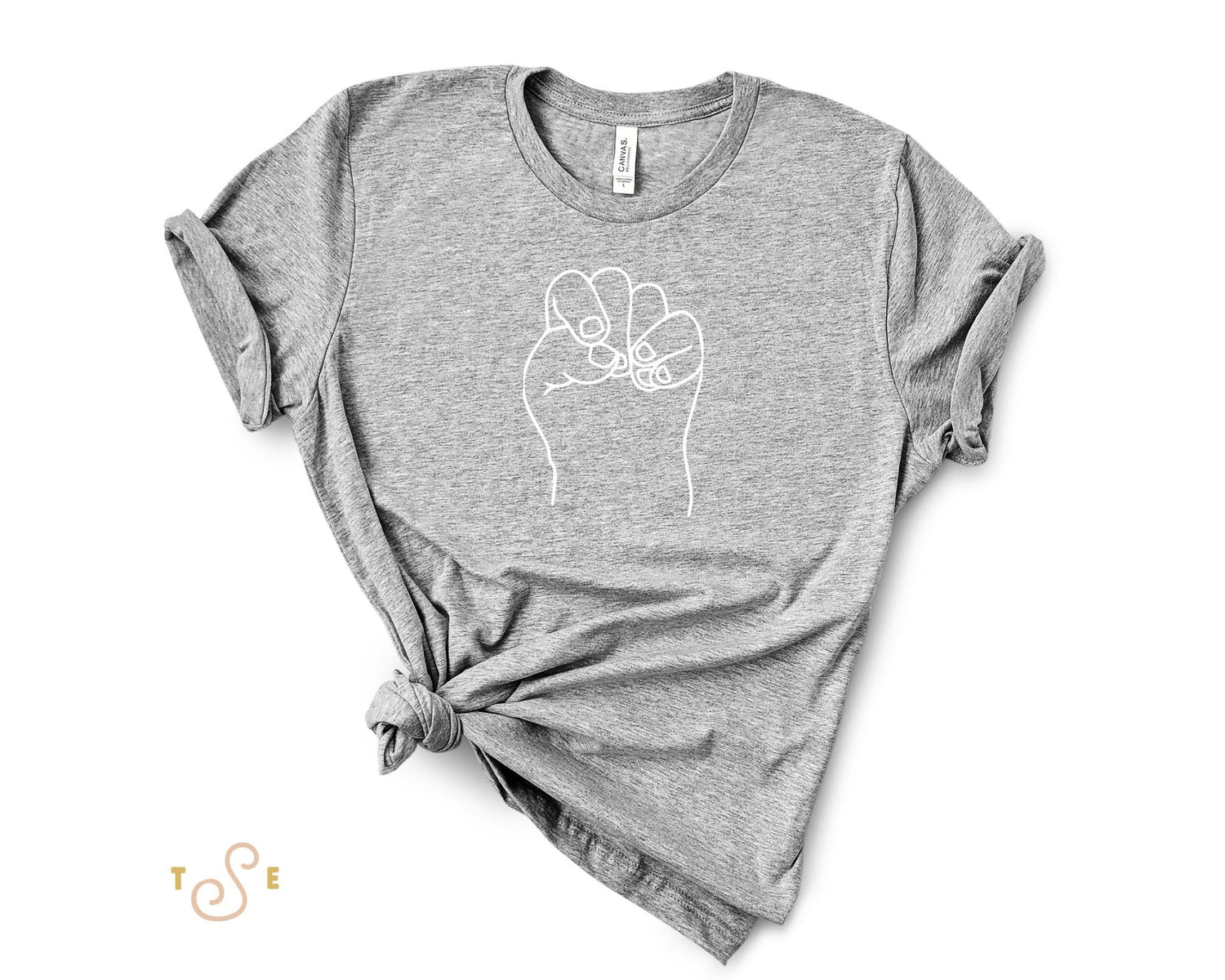 Clenched Fist WITH EXTRA DIGIT Adult Tee | TSE Core Collection-Laree + Co.