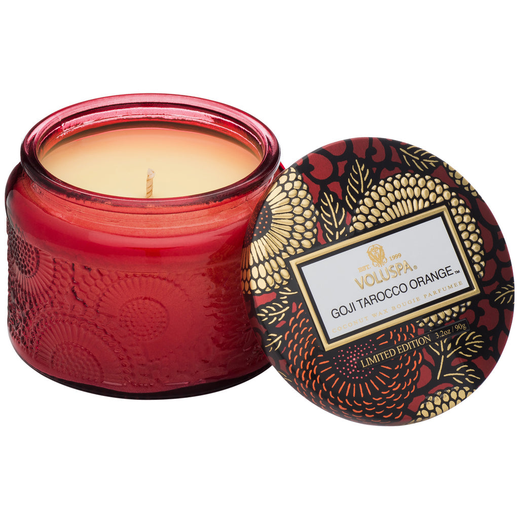 Goji Tarocco Orange Petite Jar Candle-Laree + Co.