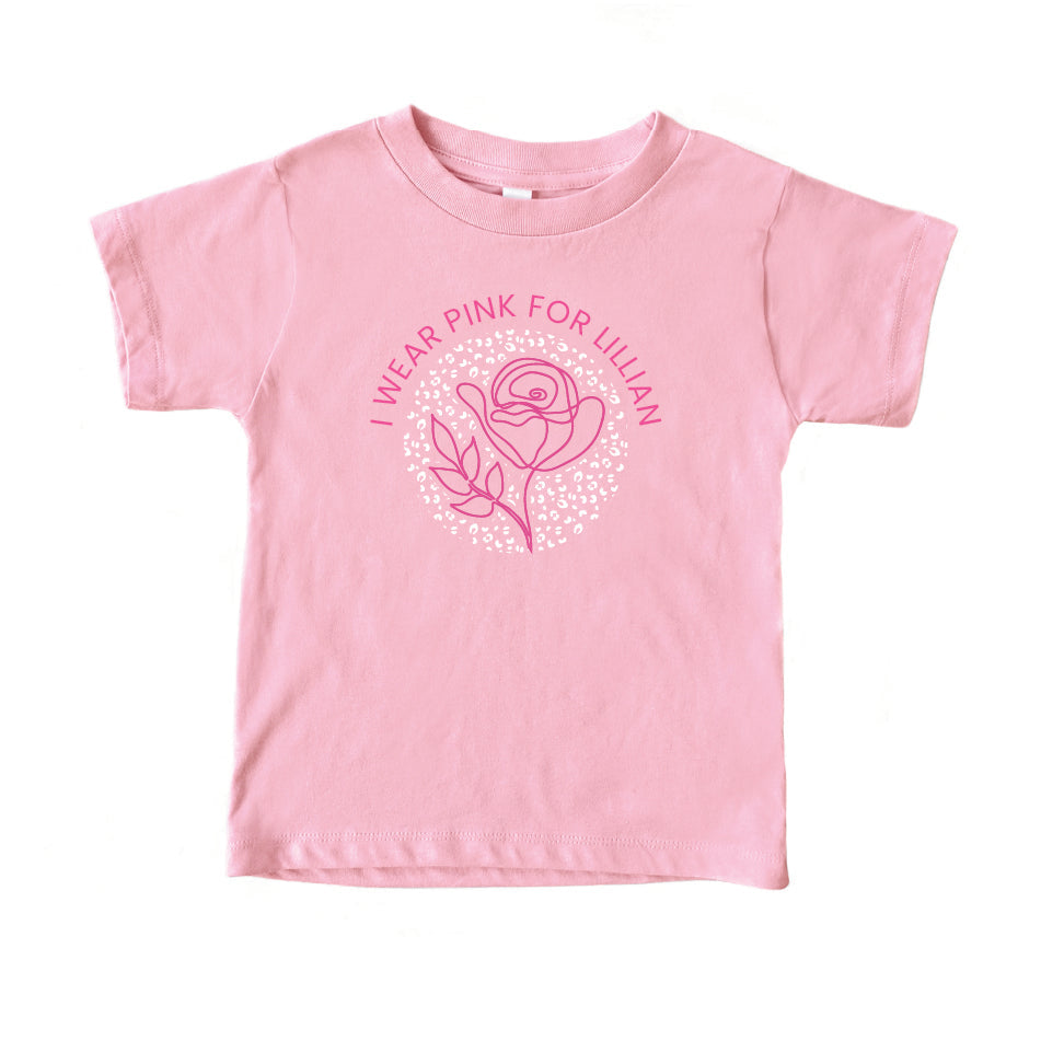 I Wear Pink For Lillian Onesie/Tee-Infant | Kids Tees-Laree + Co.