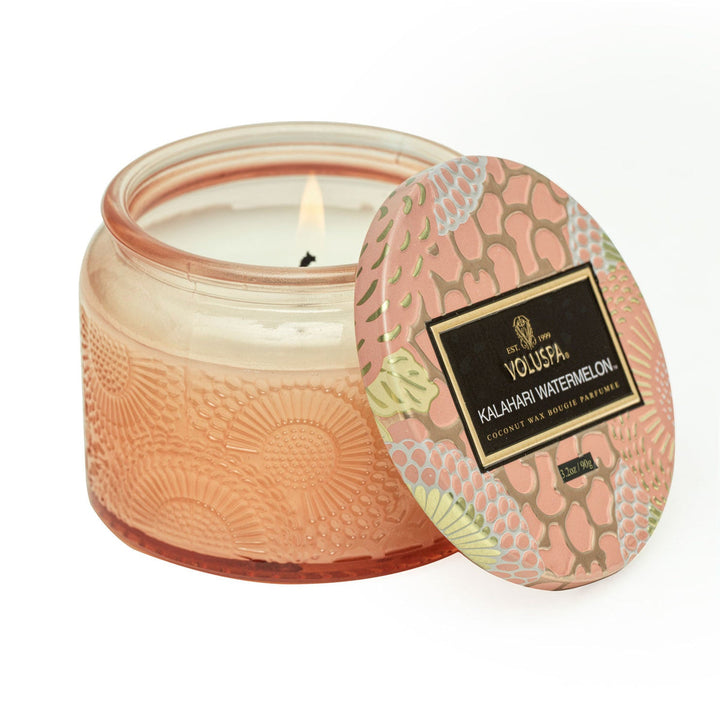 Kalahari Watermelon Petite Jar Candle-Laree + Co.