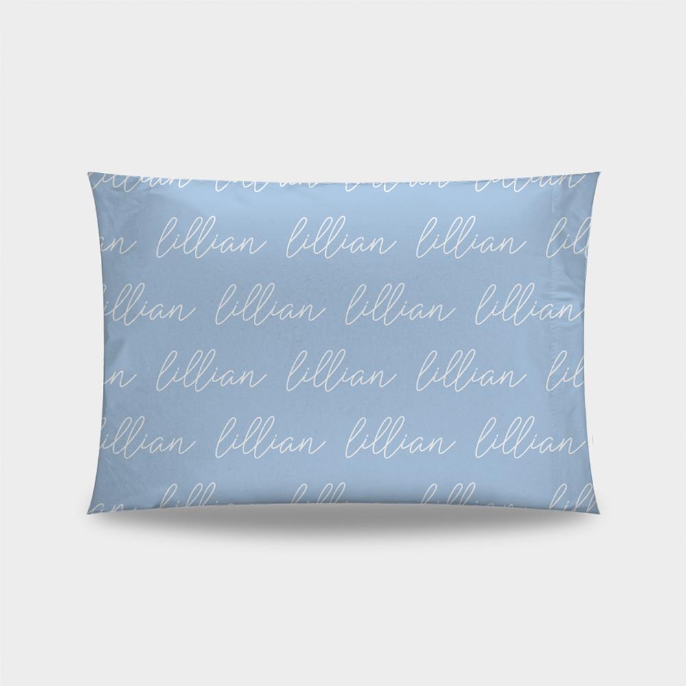 Lillian Blue Personalized Pillowcase-Laree + Co.