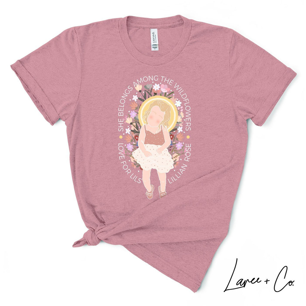 Love For Lils Orchid Tee-Adult Tees-Laree + Co.