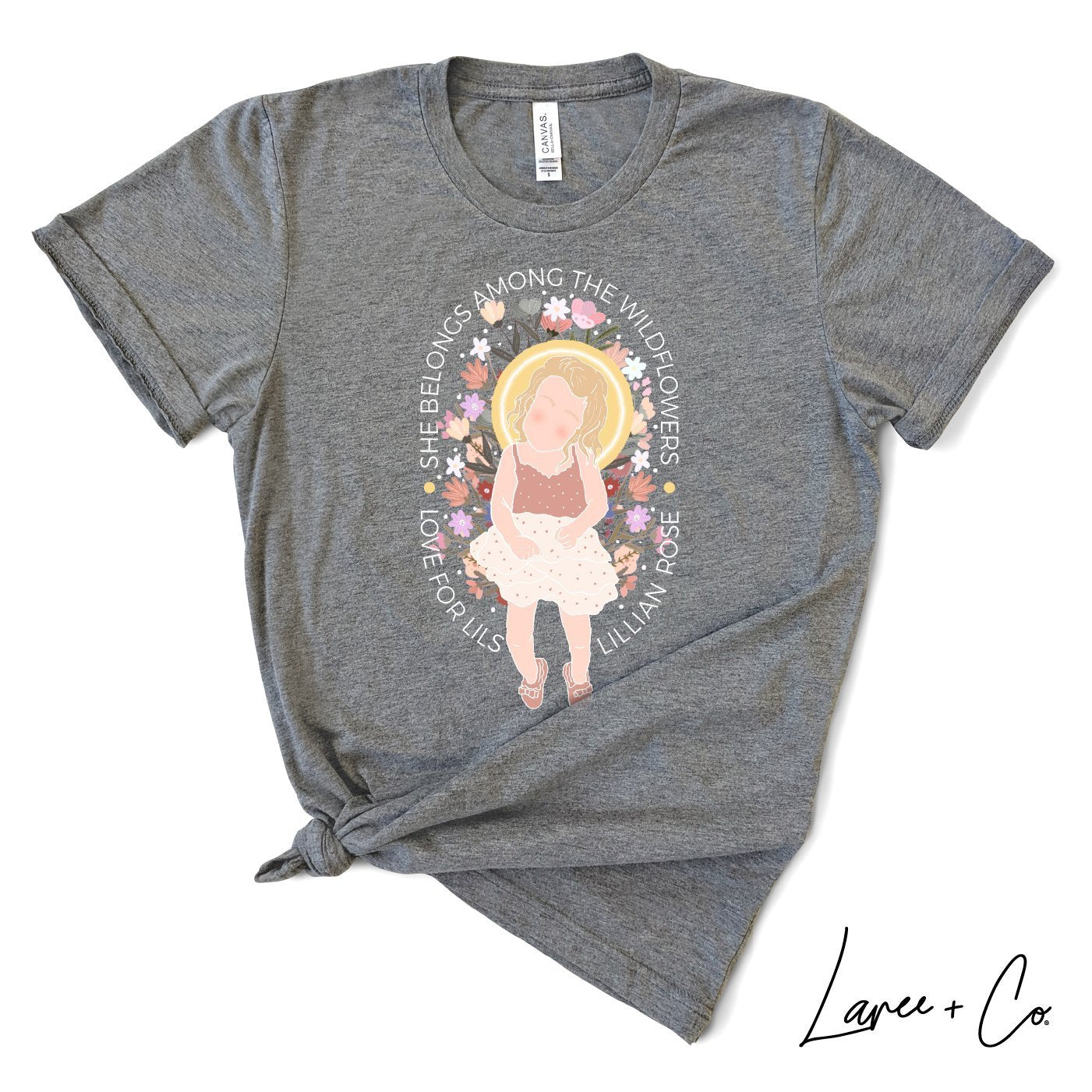 Love For Lils Orchid Tee-Adult Tees-Laree + Co.