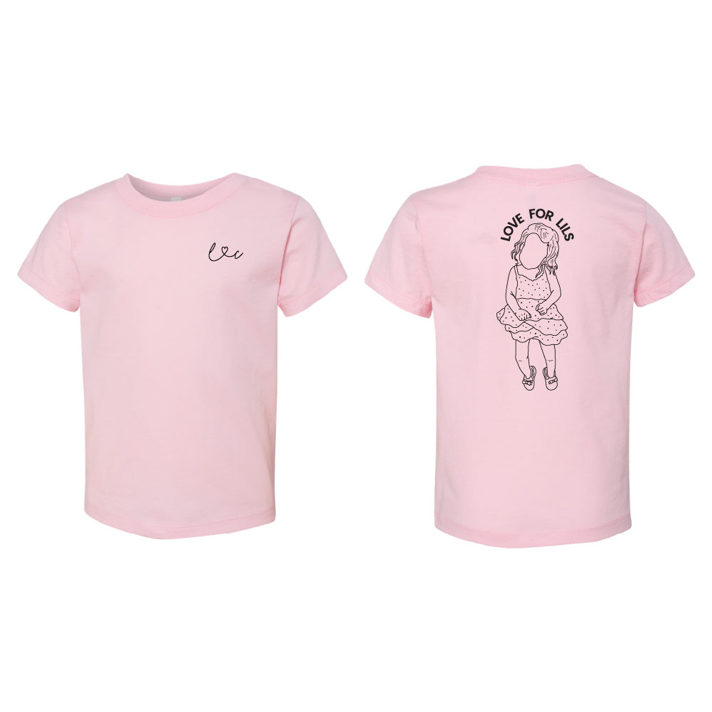 Love For Lils Pink Onesie/Tee-Infant | Kids Tees-Laree + Co.