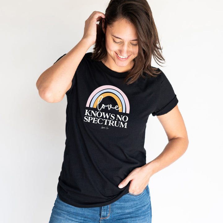 Love Knows No Spectrum Tee-Adult Tees-Laree + Co.