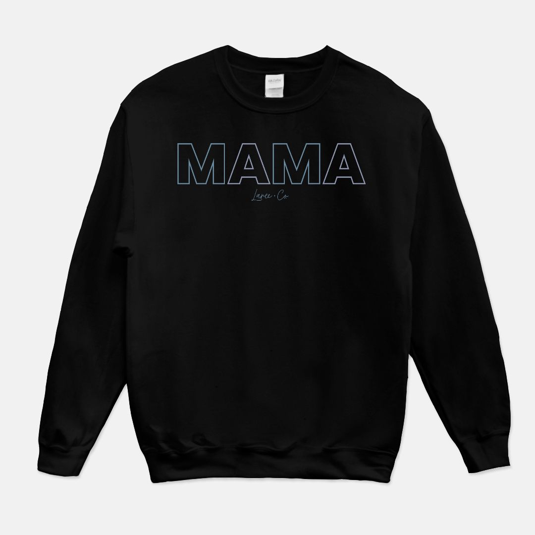 Mama Outline Sweatshirt-Sweatshirts-Laree + Co.