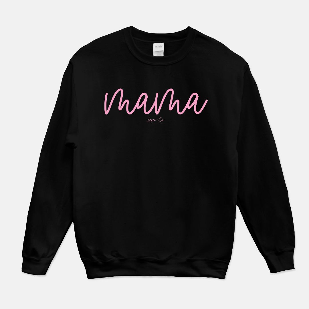 Mama Script Sweatshirt-Sweatshirts-Laree + Co.