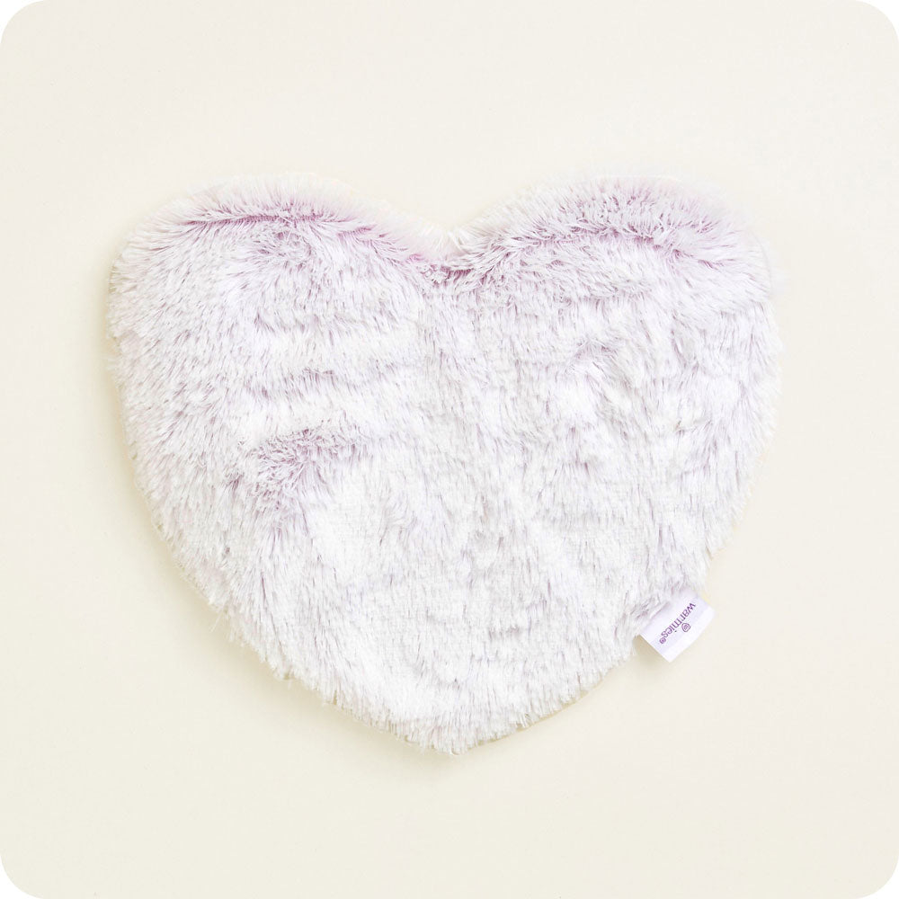 Marshmallow Lavender Warmies Heart Heat Pad-Laree + Co.