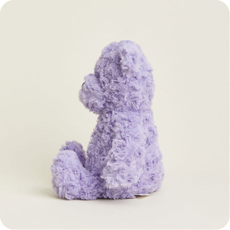 Purple Curly Bear Warmies-Laree + Co.