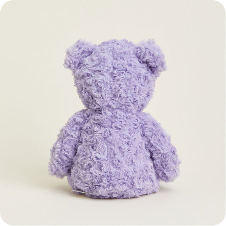 Purple Curly Bear Warmies-Laree + Co.