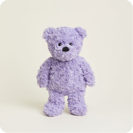 Purple Curly Bear Warmies-Laree + Co.