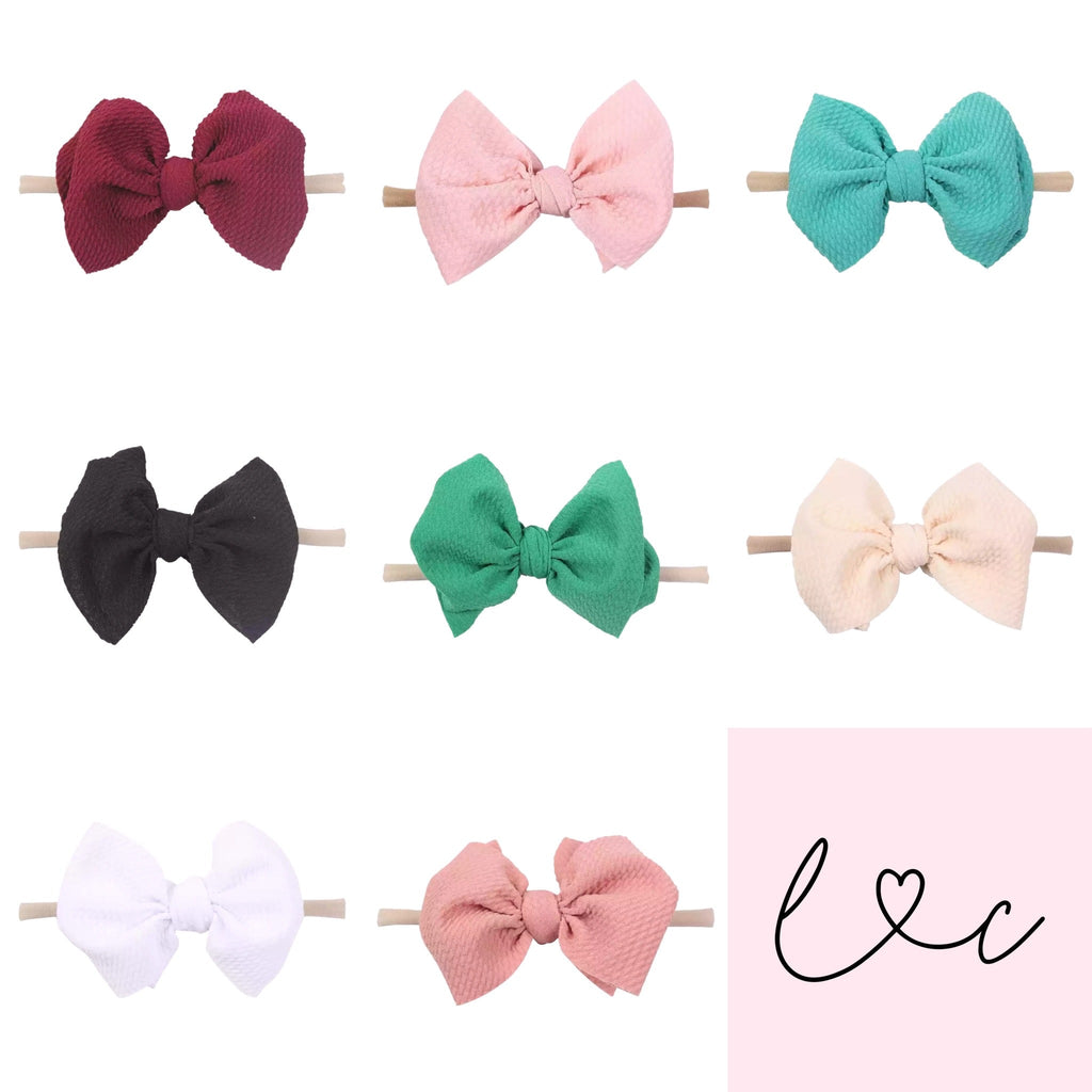 Solid Tied Bow-Bow-Laree + Co.