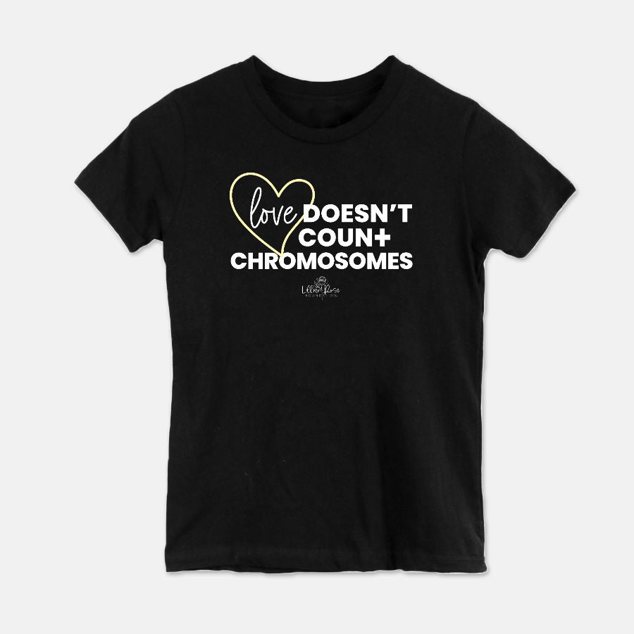 T13 Love Doesn't Count Chromosomes Youth Tee-Laree + Co.
