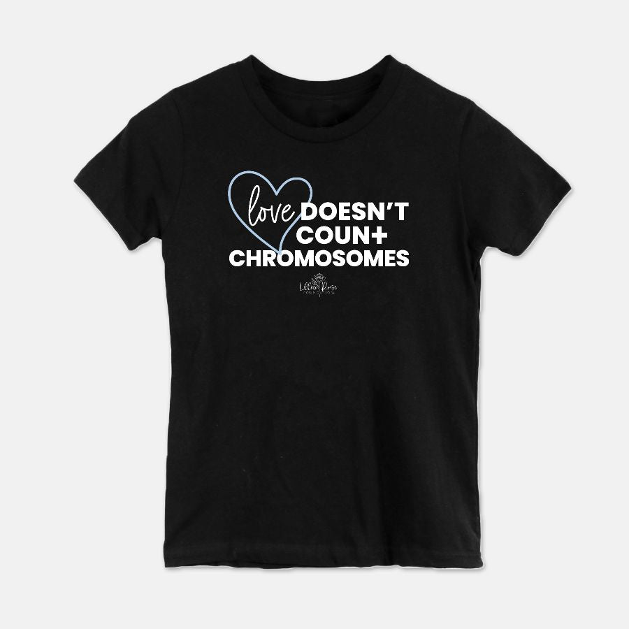 T18 Love Doesn't Count Chromosomes Youth Tee-Laree + Co.