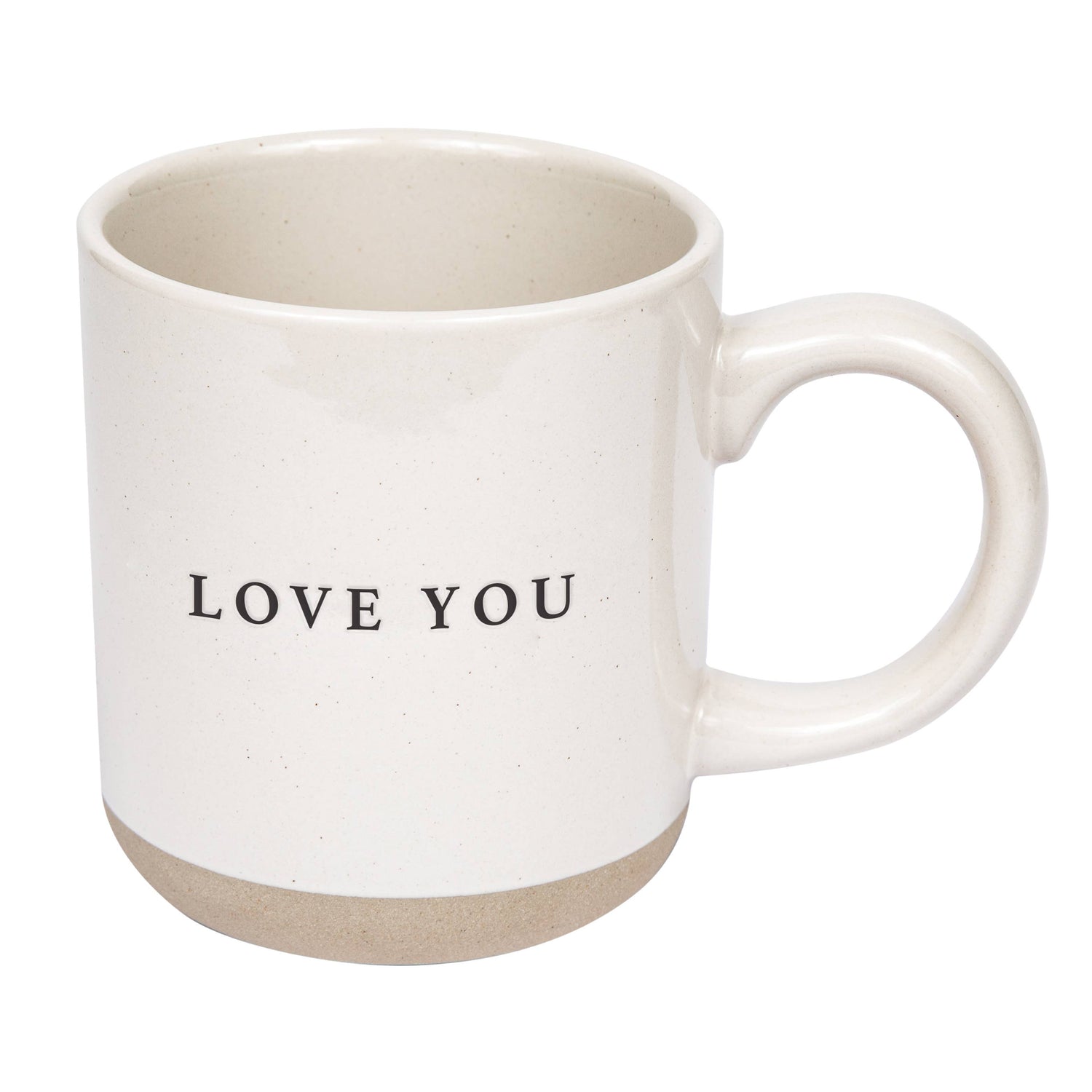 Love You Stoneware Coffee Mug